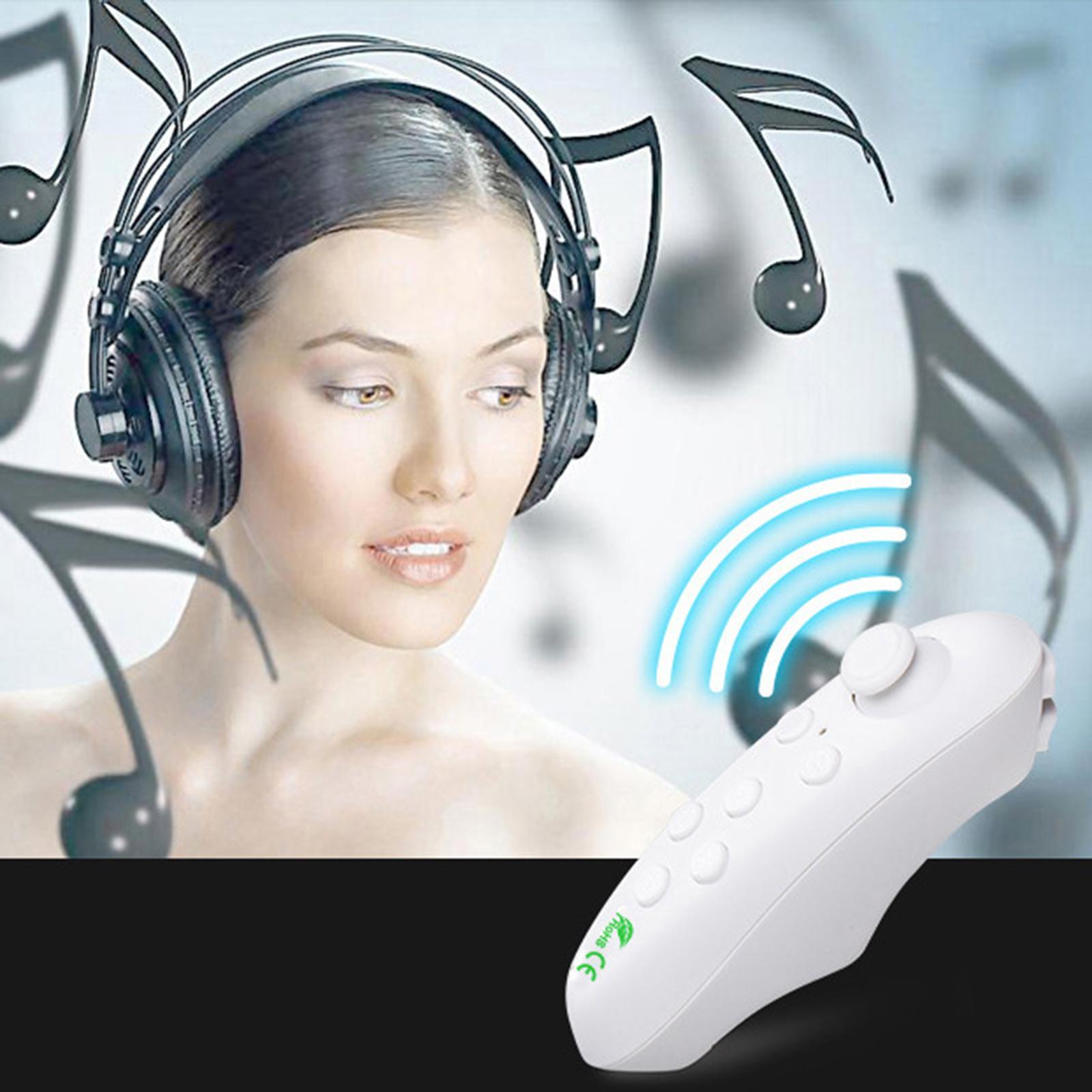 Mini Game Gamepad Remote For Film Selfie Mouse Tablet Laptop white