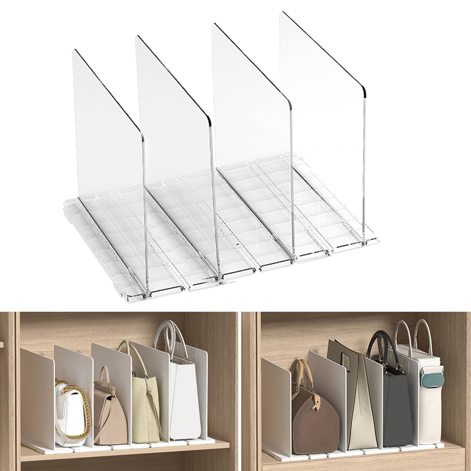 Closet Shelf Dividers Partition Practical Smooth Edges Closets Shelf Separator for Bookcases