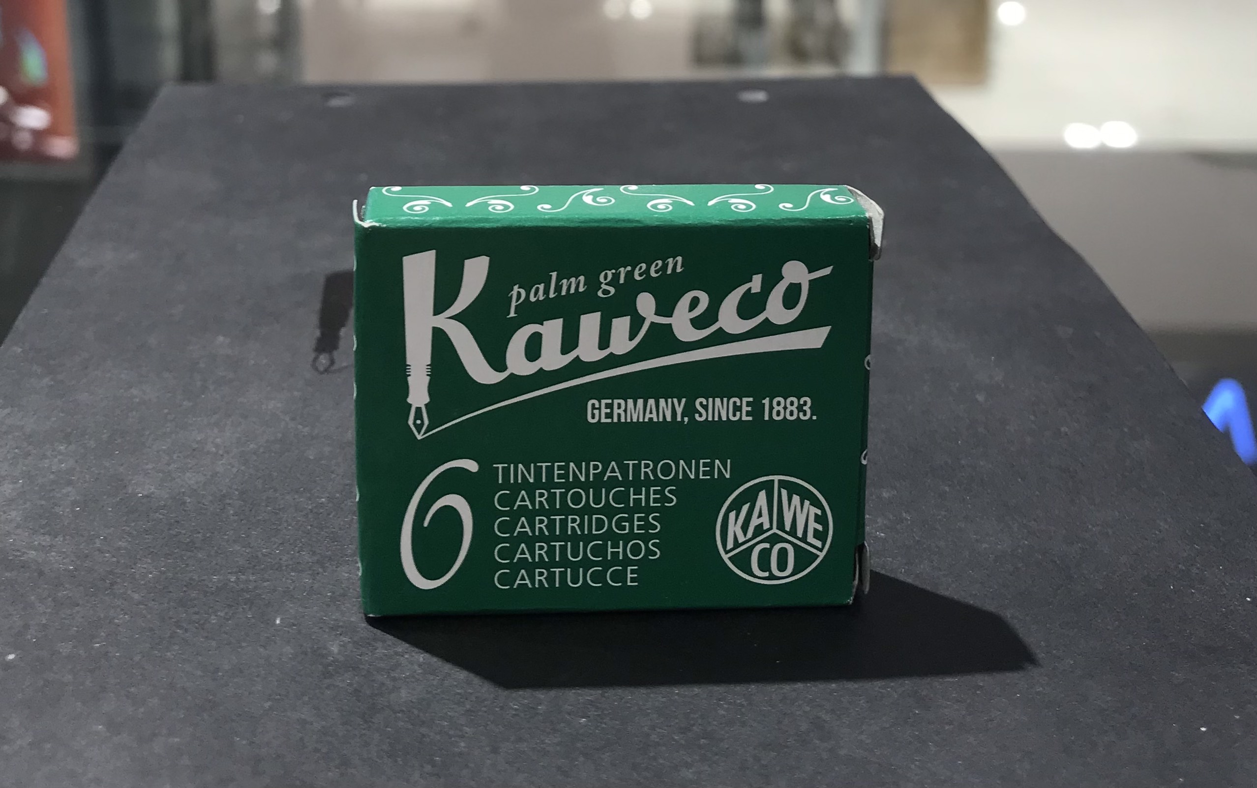 Kaweco vỉ mực 6 ống màu Green