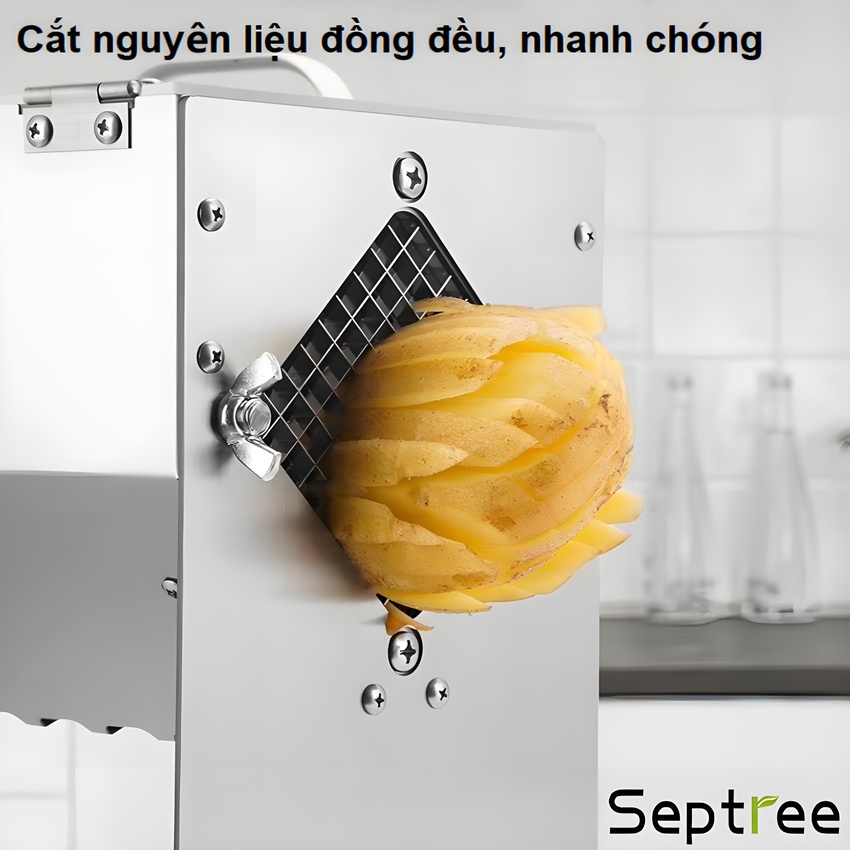 Máy cắt rau củ quả đa năng chuyên nghiệp, thương hiệu Mỹ Septree cao cấp SL-12 - Hàng Chính Hãng