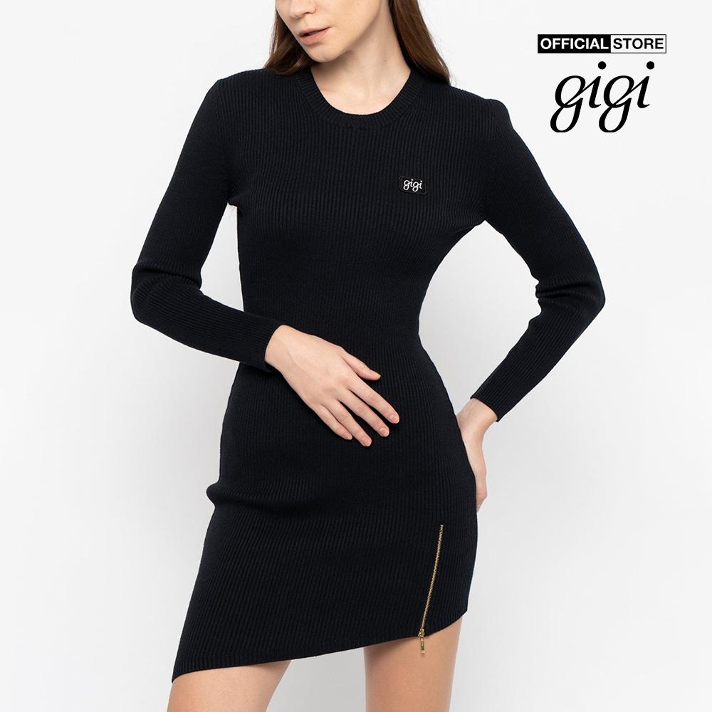 GIGI - Đầm body tay dài vạt xéo hiện đại G2106K202714