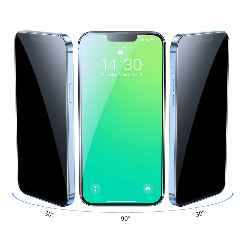 Kính Cường Lực Chống Nhìn Trộm Cho i Phone 14/13/12/11/Pro/ProMax XR/XsMax/Xs/X Hoco G11 - Hàng chính hãng