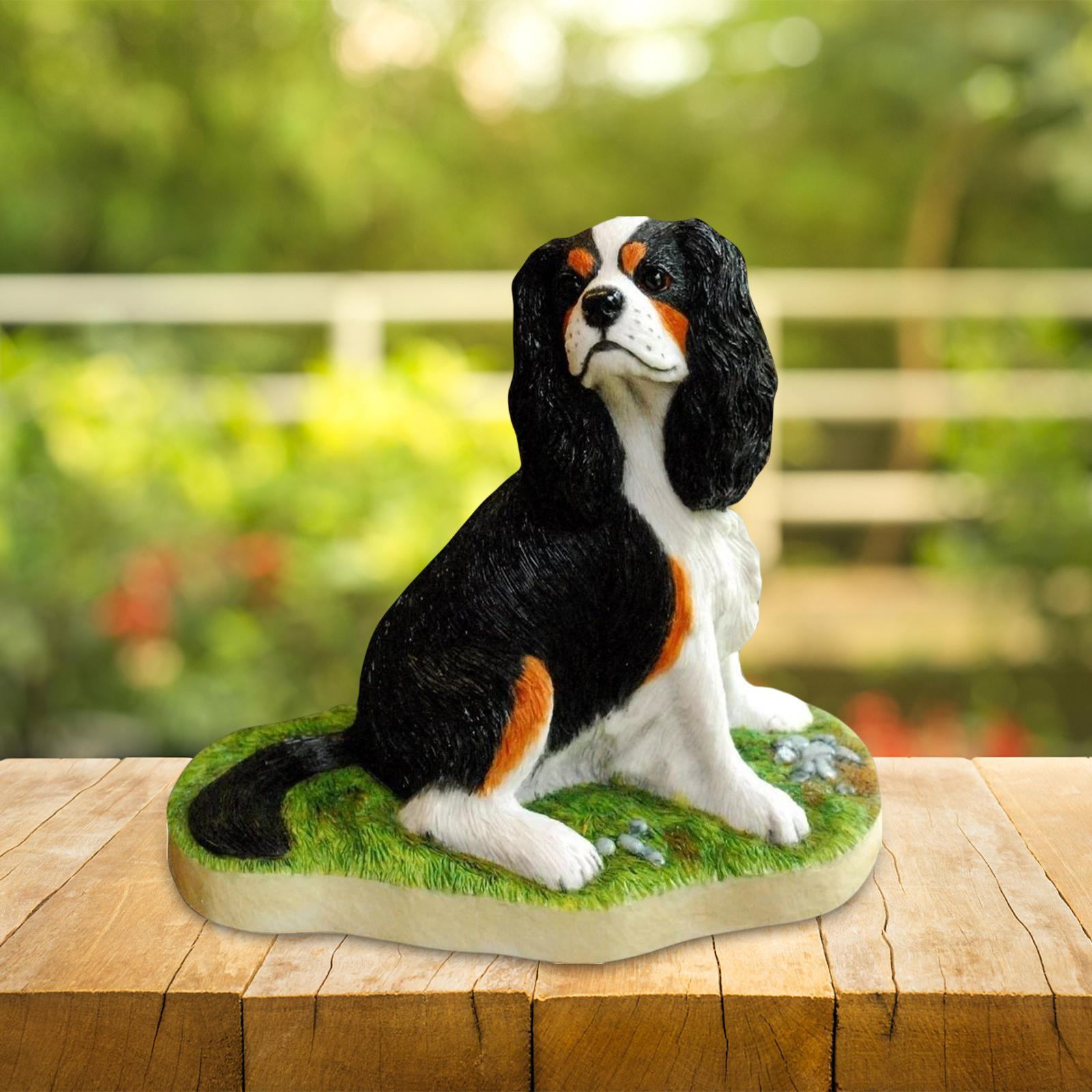 Adorable  Dog Statue Figurine for Park Patio