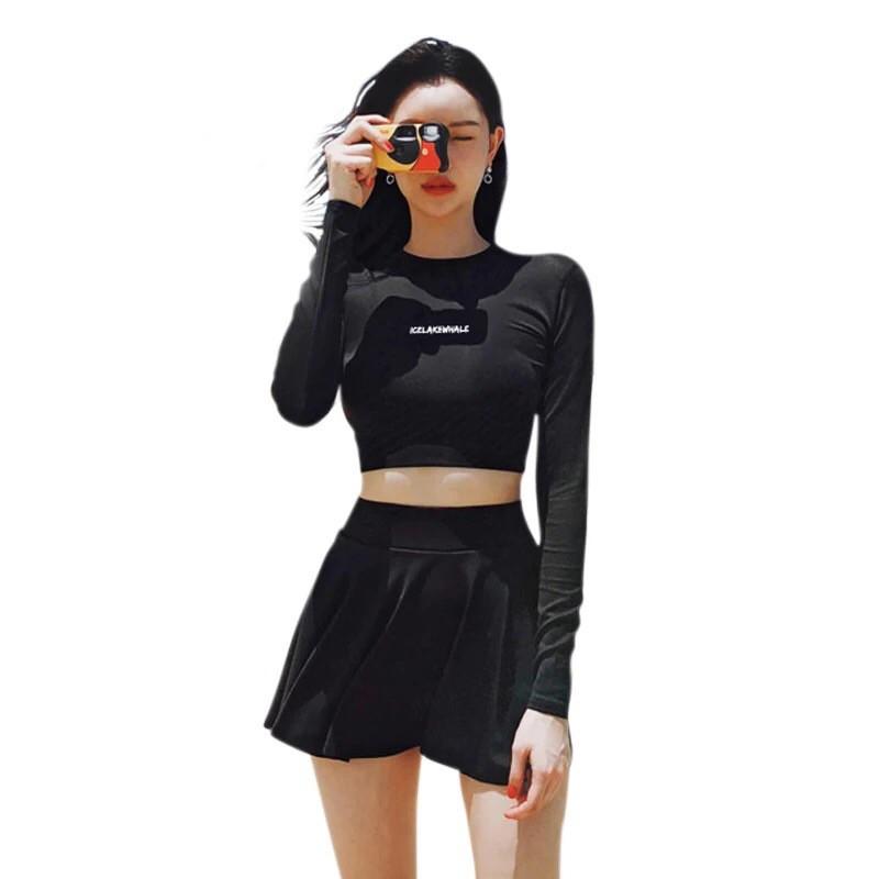 Đồ bơi nữa áo tắm thời trang 2 mảnh cho nữ mảnh gợi cảm body cực kì xinh đẹp