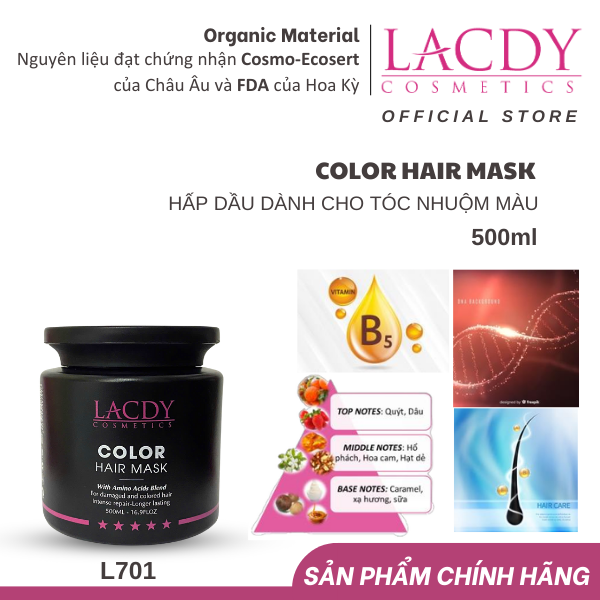 Hấp dầu màu COLOR HAIR MASK L701 (500ml)