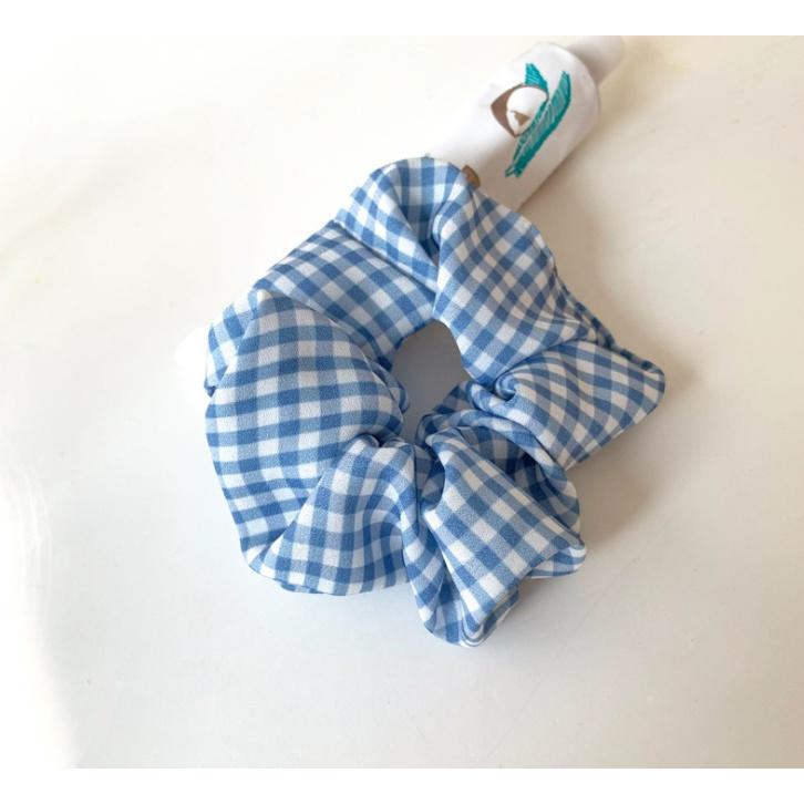 Set 2 dây cột tóc, dây đeo tay vải scrunchies Họa tiết xinh retro xinh xắn đáng yêu PK05