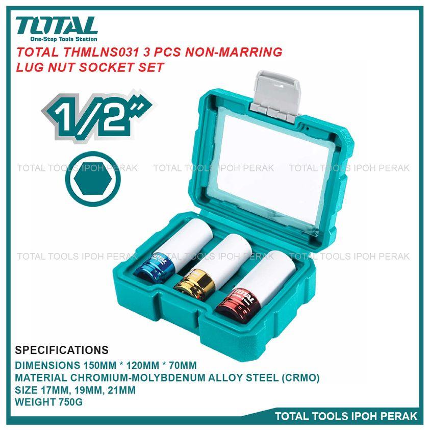 BỘ 3 ĐẦU TUÝP LỤC GIÁC TOTAL THMLNS031 - HÀNG CHÍNH HÃNG