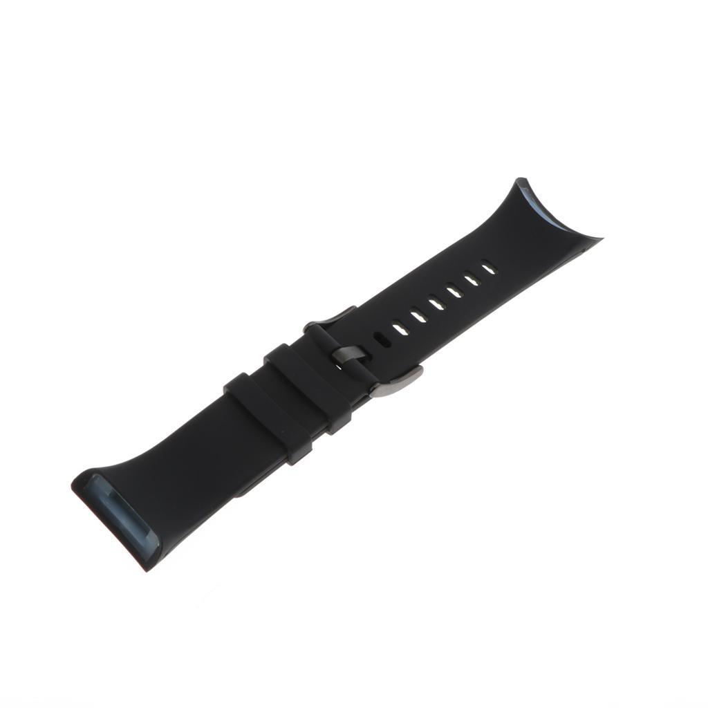 Soft Silicone Wrist Band Replacement Strap for Suunto   Black