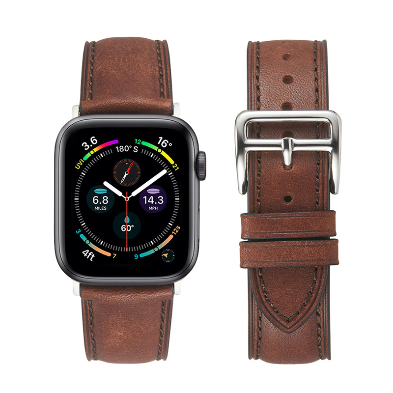 Dây Da Classic Italia Leather Dành Cho Apple Watch - Hàng Chính Hãng