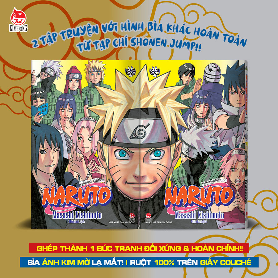 Combo 2 Cuốn: Naruto Tập 62 &amp; Tập 63 (Limited Edition)