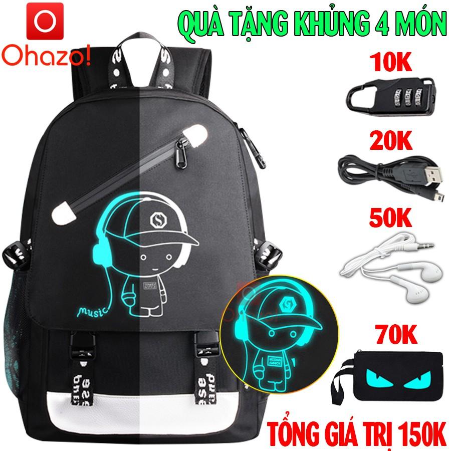 Balo nam nữ đi học phát sáng Ohazo! TẶNG  cực HÓT