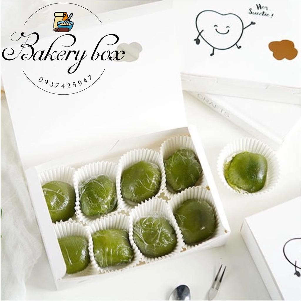 1 Cây Cup Giấy Mềm Trắng Nướng Bánh - Lót Bánh Bao Hấp