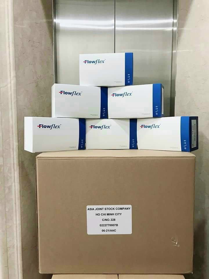 KIT TEST NHANH COVID19 ACON FLOWFLEX MỸ COMBO LẺ 1 KIT 5 KIT 10 KIT 1 HỘP