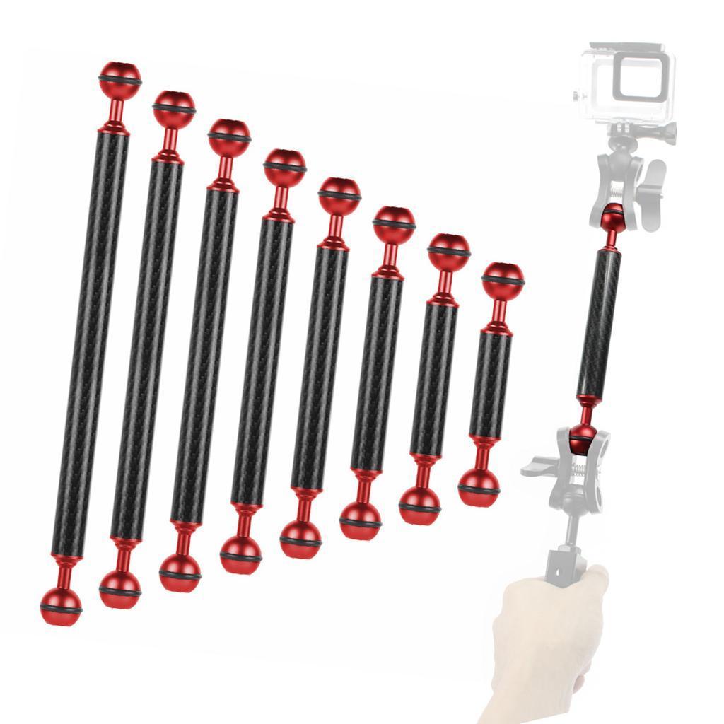 9" Diving Light Butterfly Arm Clamp Mount Ball Adapter for Black