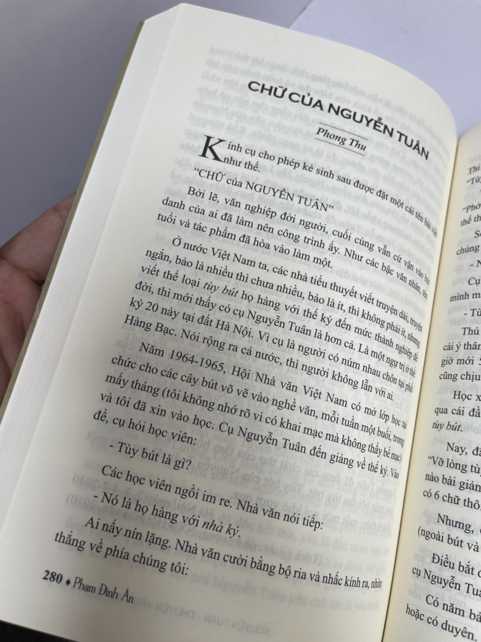 NGUYỄN TUÂN chuyện văn chuyện đời – Phạm Đình Ân sưu tầm, tuyển chọn và biên soạn – Trung tâm Nghiên cứu Quốc Học