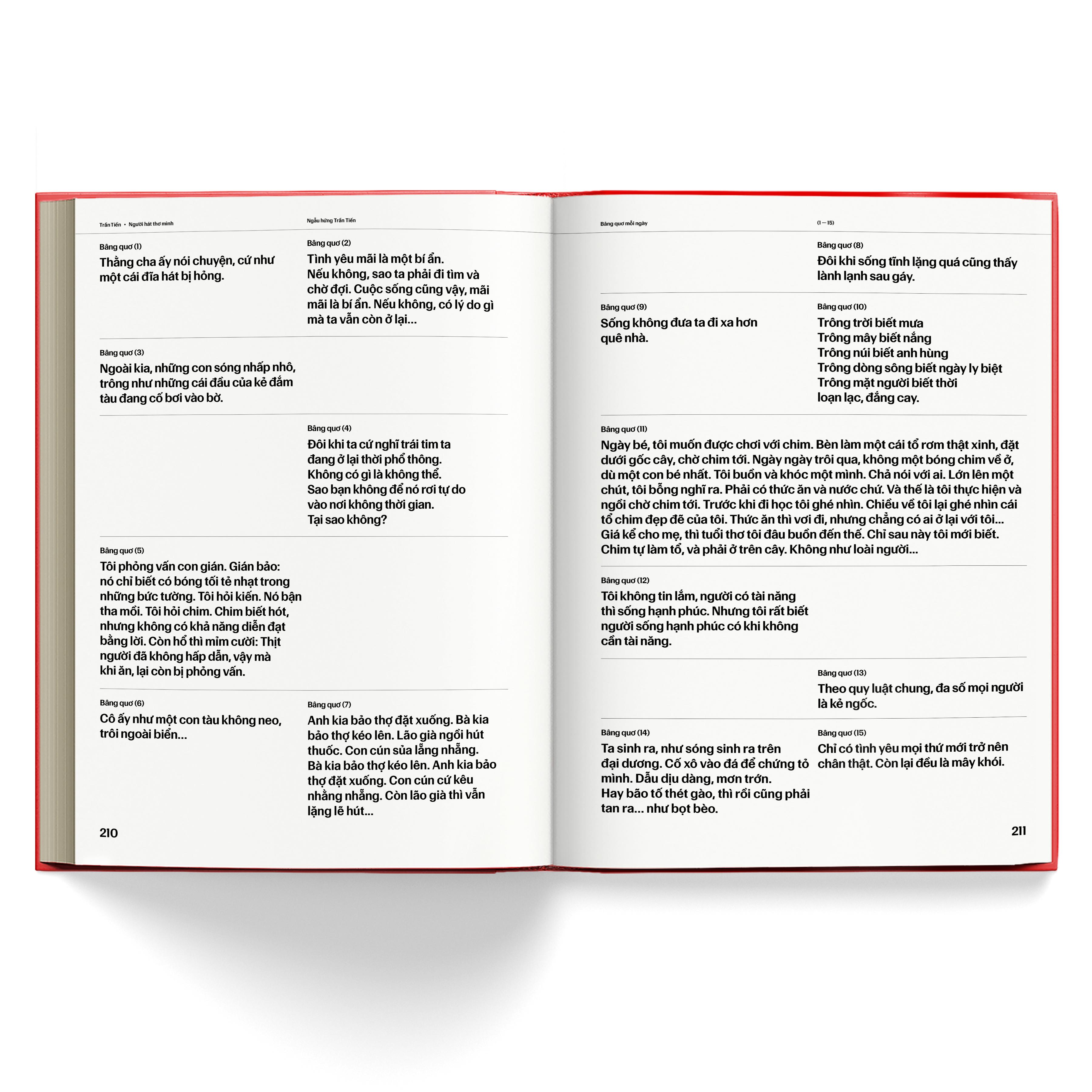 Sách - Boxset Trần Tiến - Người Hát Thơ Mình - Ca Khúc Và Những Câu Chuyện - Bìa Cứng - Kèm Poster 2 Mặt