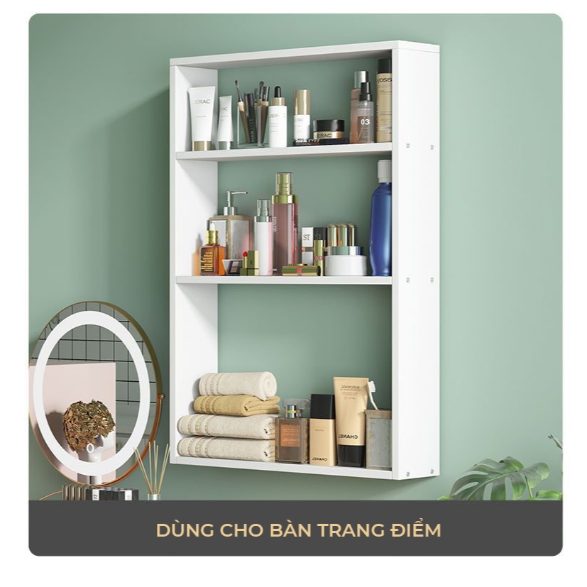Kệ Treo Tường Chất Liệu Gỗ MDF Chống Ẩm Dễ Dàng Vệ Sinh AP331