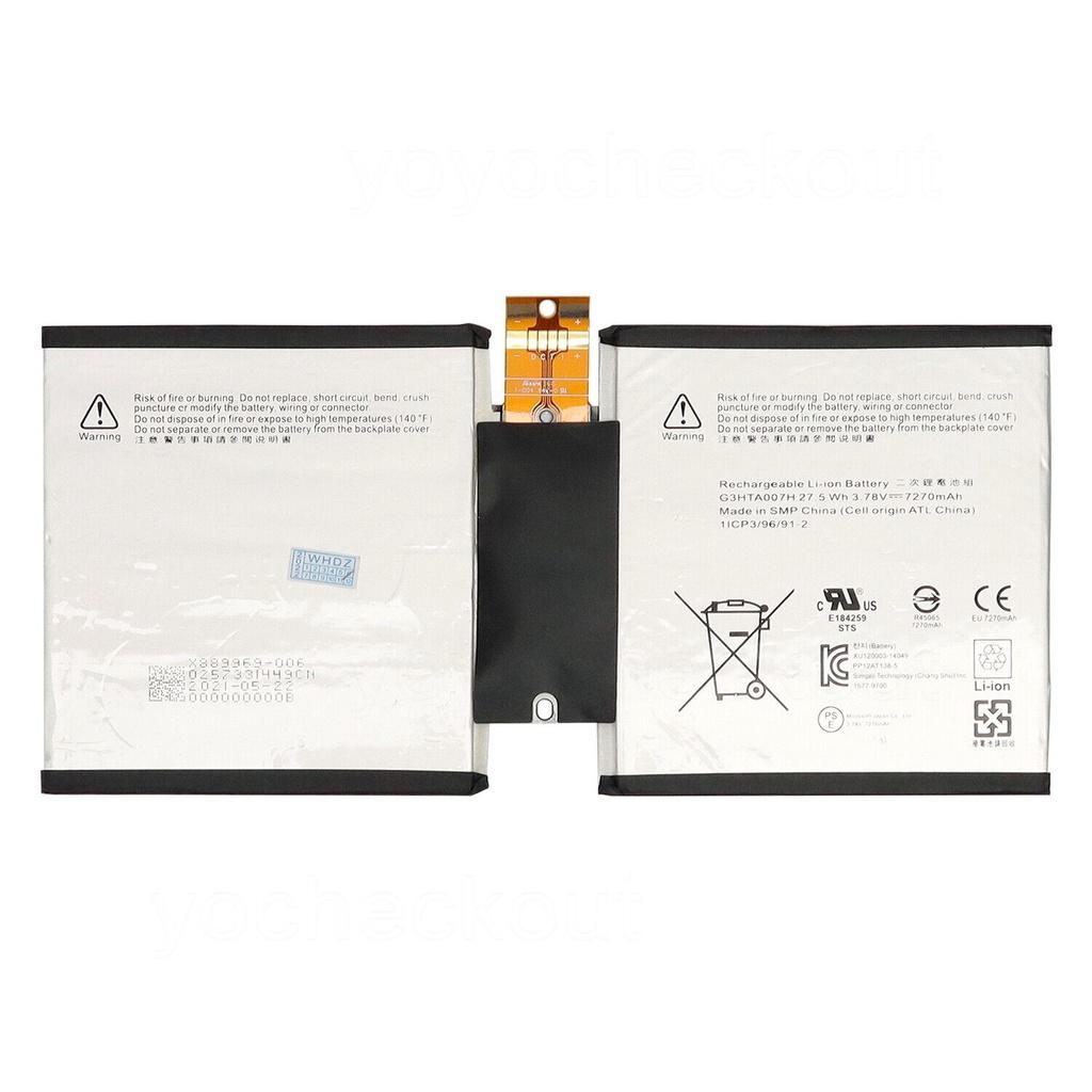 Pin Dùng Cho laptop Microsoft Surface 3 1657 1645 10.8&quot; Tablet G3HTA007H G3HTA004H