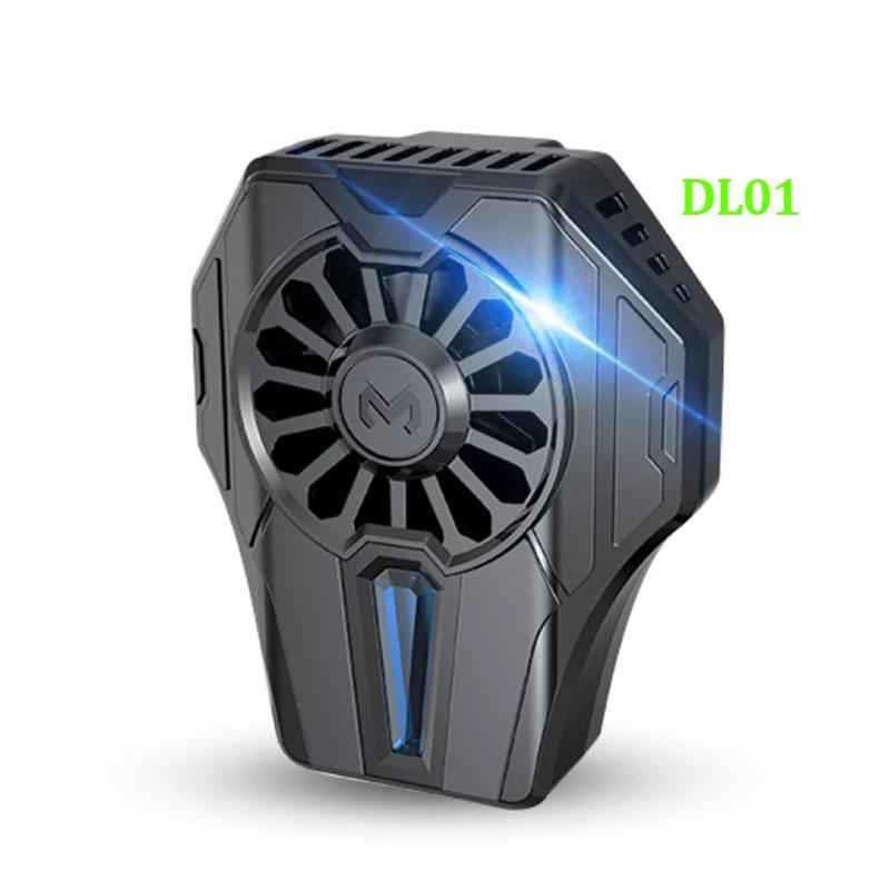 Quạt tản nhiệt gaming bằng kim loại có cáp cho điện thoại di động làm mát cực nhanh DL01 tặng bút cảm ứng