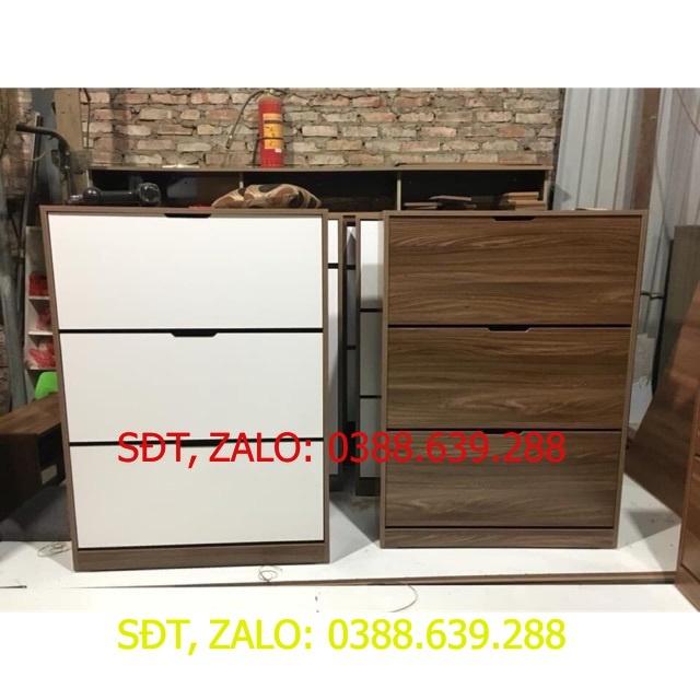 Tủ giày gỗ công nghiệp mdf rộng 80cm