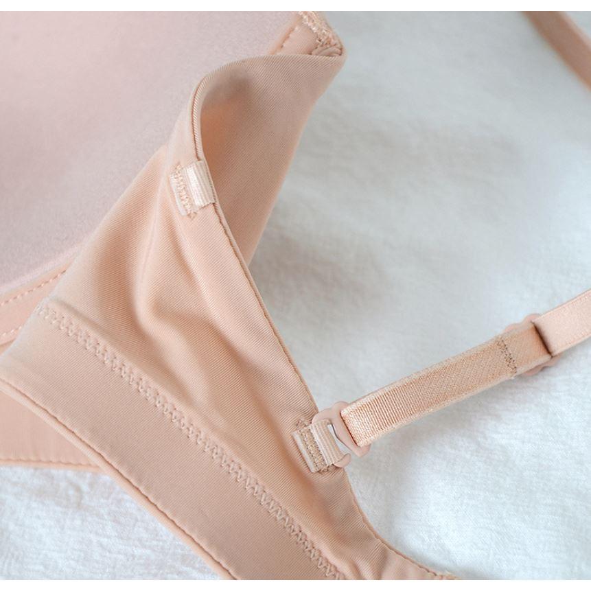 Bralette Trơn Siêu Mềm Mịn Cao Cấp B351 - Đen,L