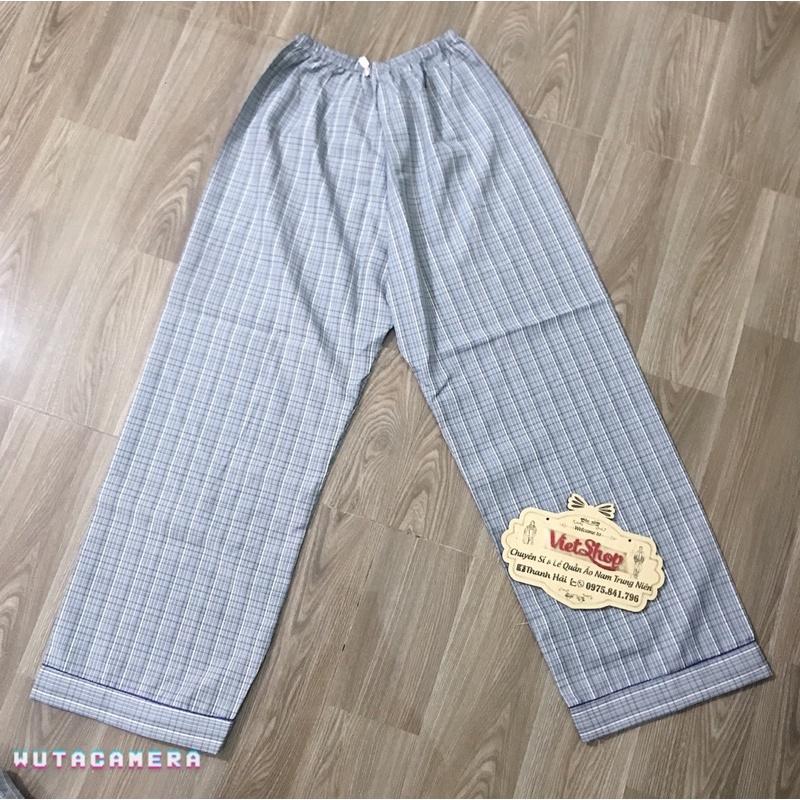 Bộ pijama nam trung niên-bộ ngủ ông già cộc tay
