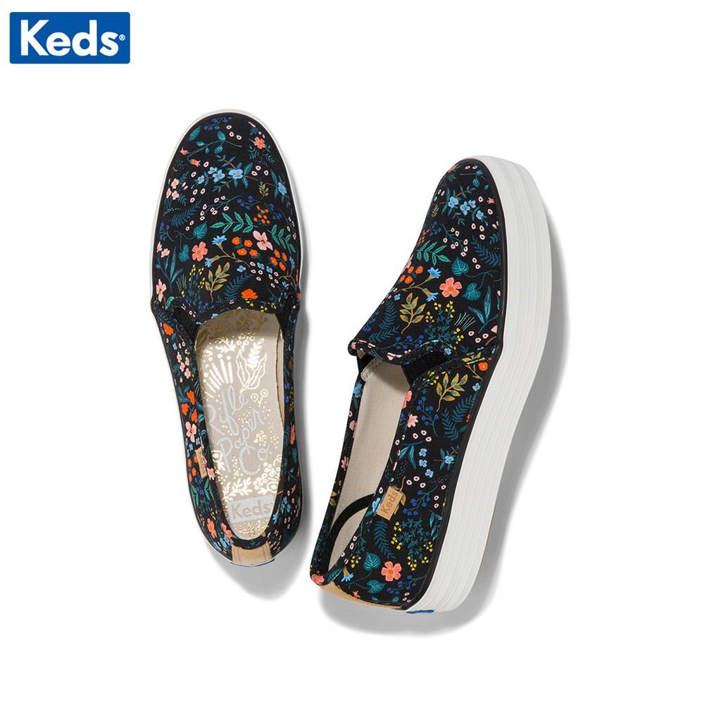 Giày Thể Thao Nữ, KEDS Triple Decker Rpc Wld Blk Black KD060998