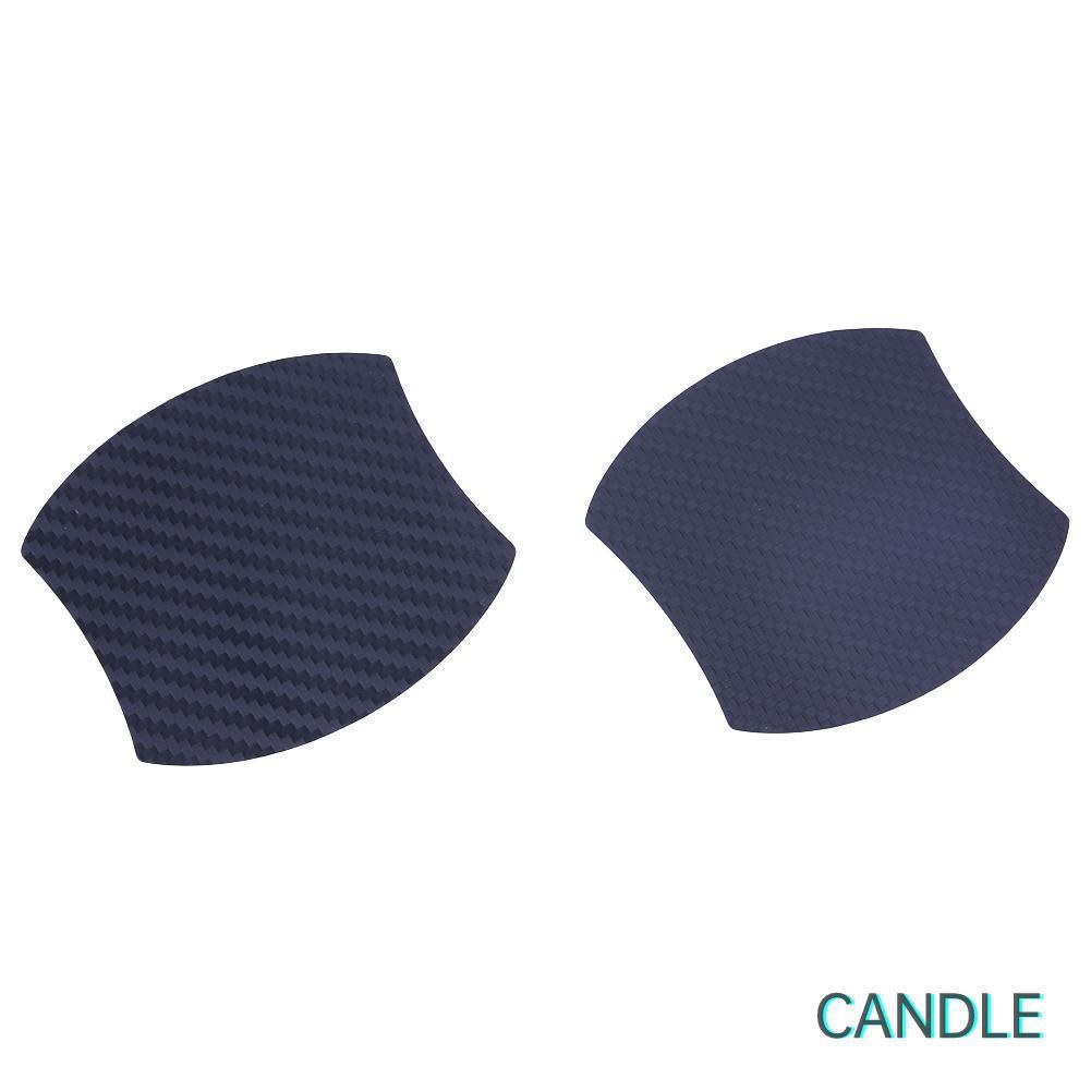 Bộ 4 Miếng Dán Sợi Carbon Chống Trầy Cho Tay Nắm Cửa Xe Hơi