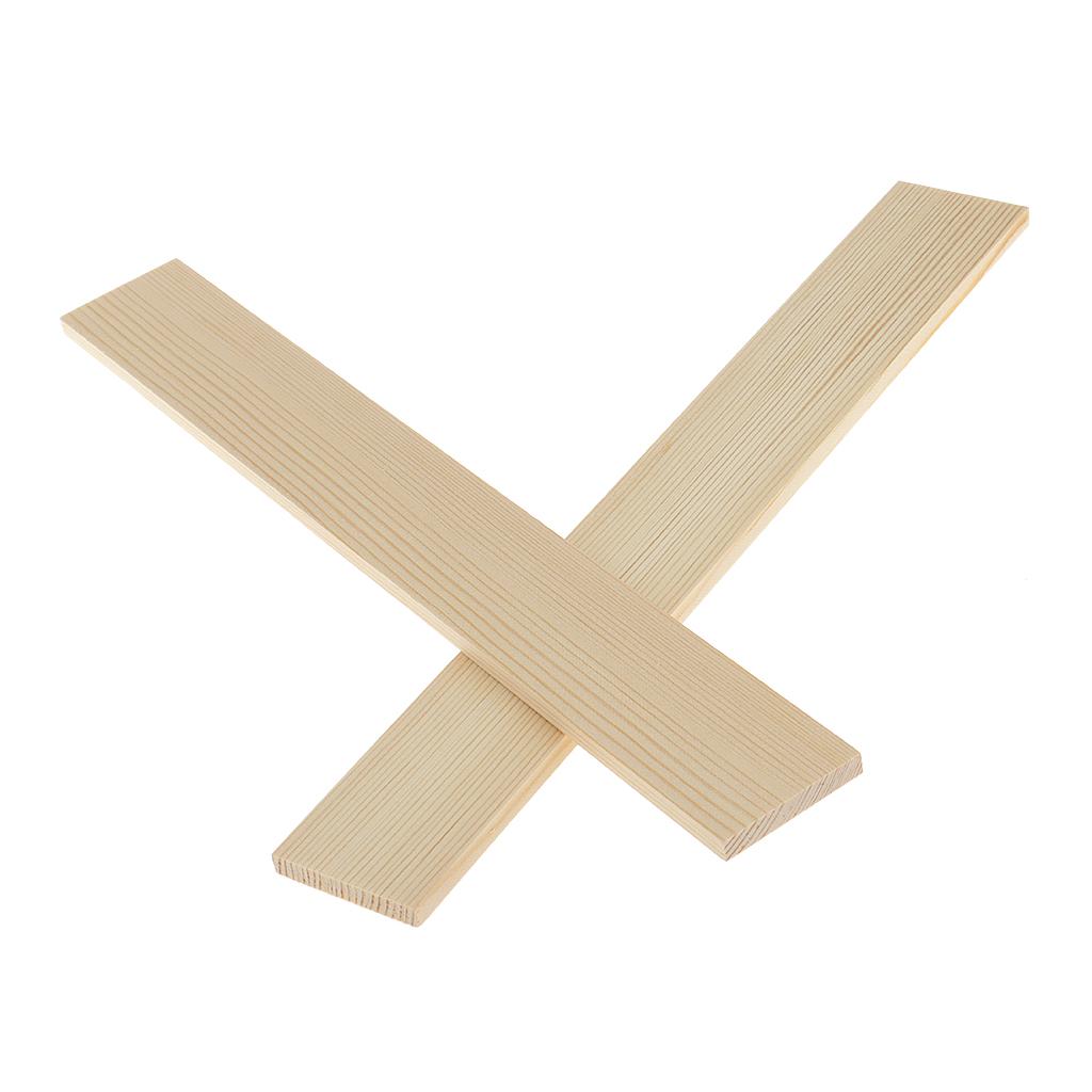 10x Unfinished Wood Wooden Rectangular Plaque Board for Modelling Material