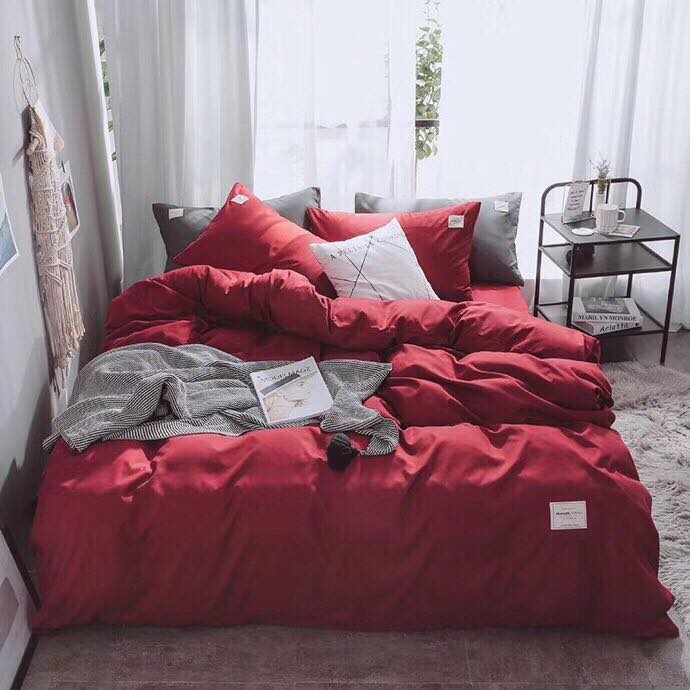 Bộ vỏ chăn ga gối cotton tici