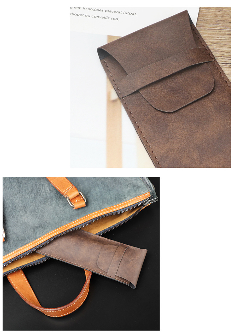 Túi da đựng kính loại mềm chống trầy hiệu quả - Hàng handmade