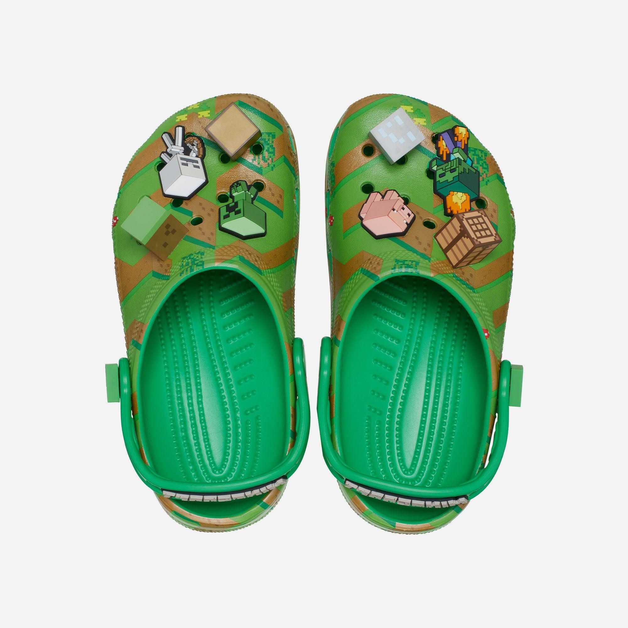 Giày lười trẻ em Crocs Classic Elevated Minecraft - 208473-90H
