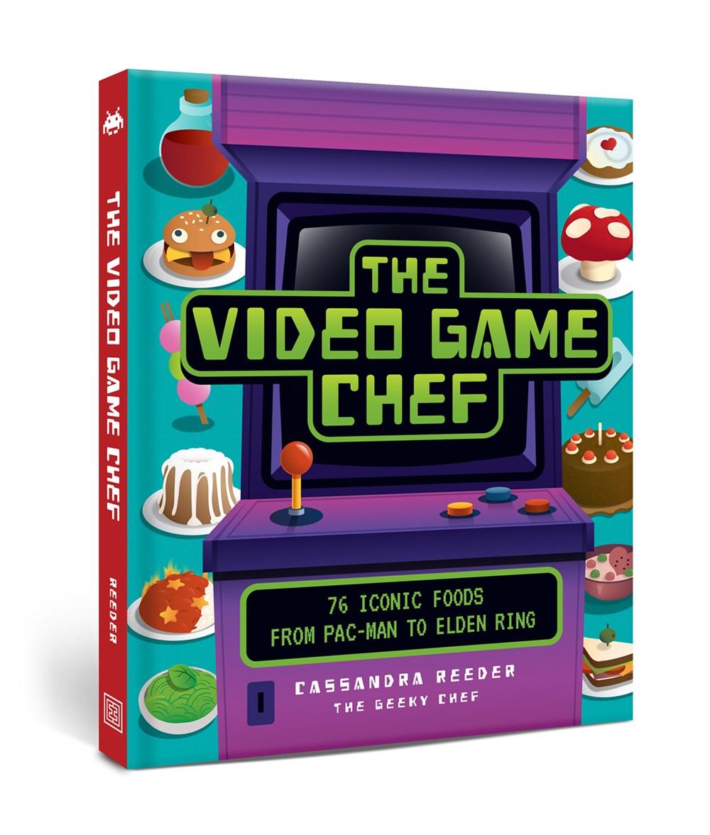 Sách - The Video Game Chef - 76 Iconic Foods from Pac-Man  by Cassandra Reeder (UK edition, Hardcover Paper over boards)