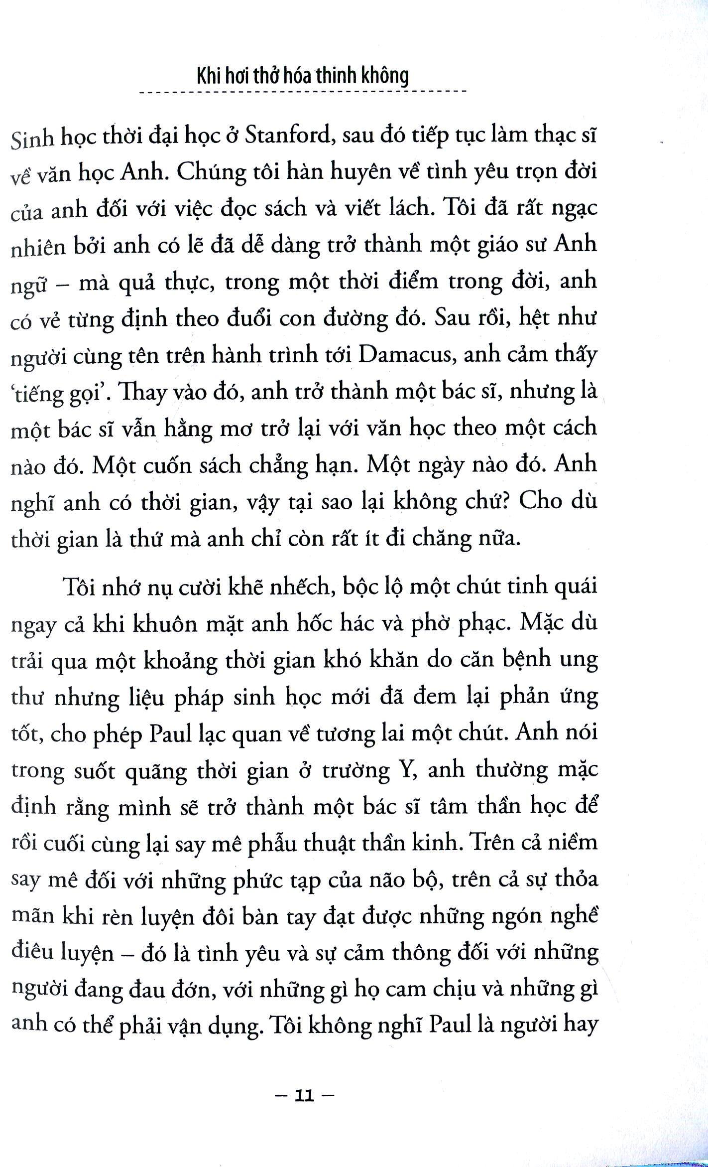 Khi Hơi Thở Hóa Thinh Không (Tái Bản 2020)