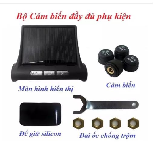 Bộ cảm biến áp suất lốp ngoài TPMS dùng cho xe hơi,CẢNH BÁO BẰNG ÂM THANH, MÀN HÌNH LCD.