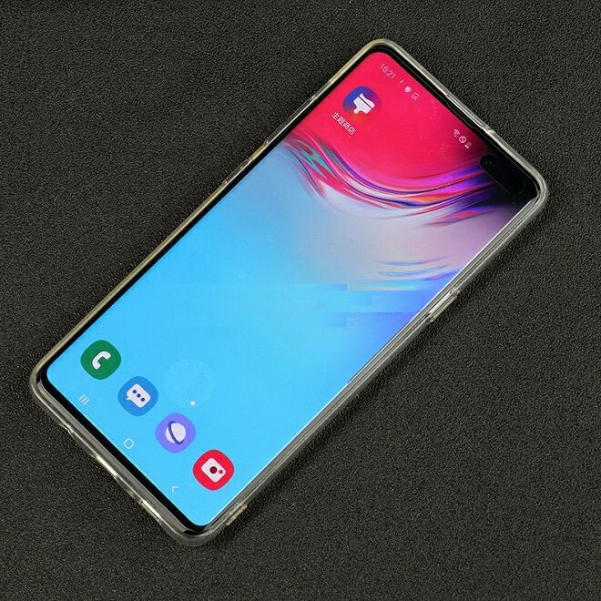 Ốp lưng dẻo silicone trong suốt dành cho Samsung Galaxy S10 5G