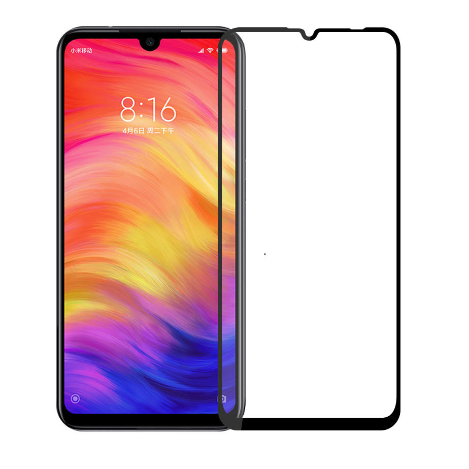 Miếng dán kính cường lực full màn hình 111D cho Xiaomi Redmi Note 7 / 7 Pro hiệu HOTCASE (siêu mỏng chỉ 0.3mm, độ trong tuyệt đối, bo cong bảo vệ viền, độ cứng 9H) - Hàng nhập khẩu