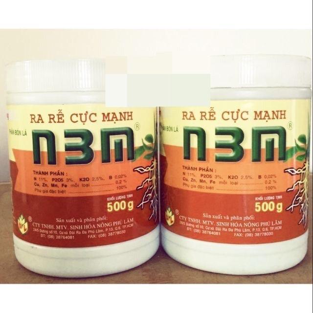 COMBO-2 hộp Phân bón lá cao cấp siêu ra rễ cho cây trồng N3M 500gr