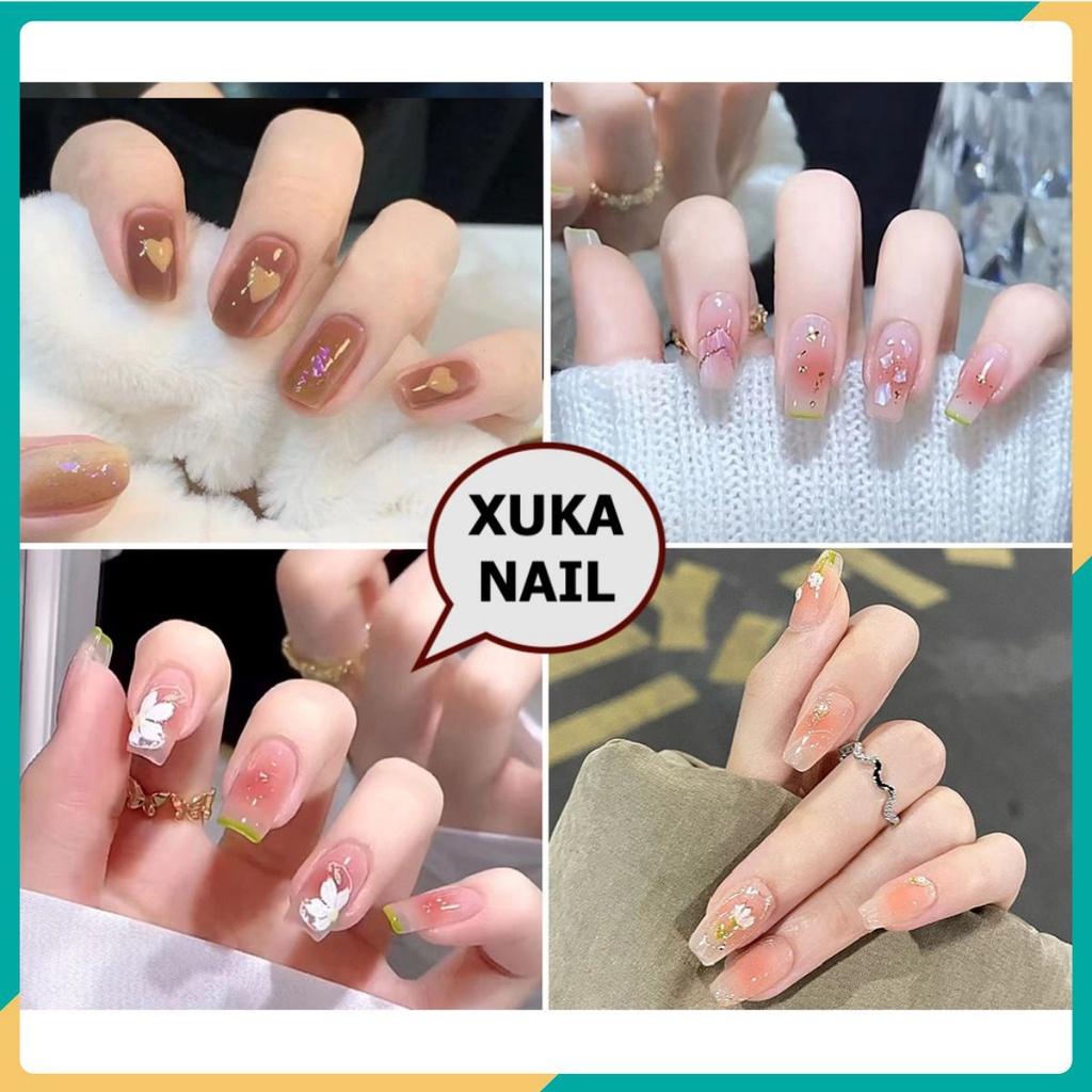 Bộ 24 móng tay giả/Nail xinh -KÈM KEO mẫu