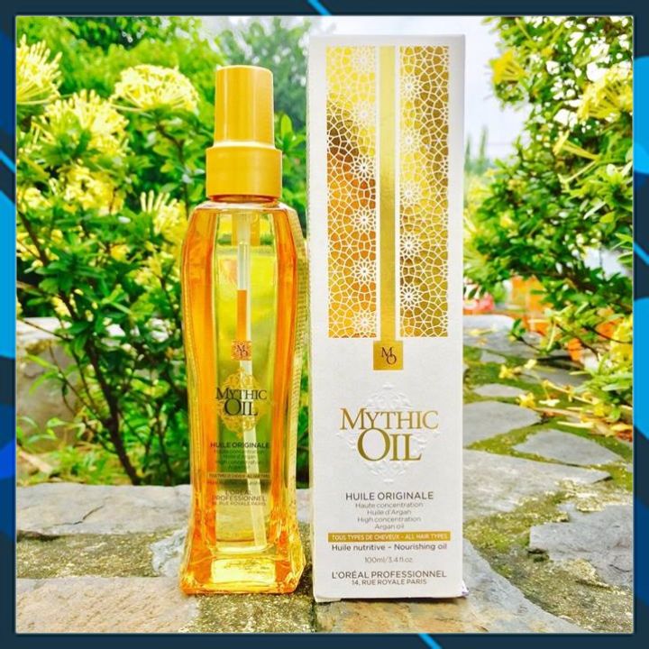 Tinh dầu L'oreal Mythic oil Nourishing Serum dưỡng bóng mượt tóc 100ml (MO) - Chính Hãng