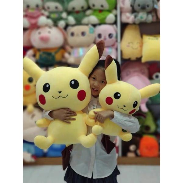 Gấu bông Pikachu cao cấp mềm mịn, dành tặng bạn gái, bé trai, bé gái...