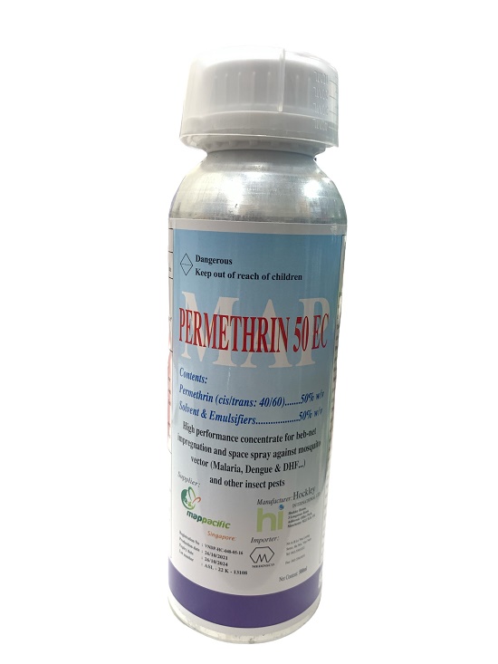 Chai Diệt Muỗi MAP PERMETHRIN 50EC Chai Nhôm 1L, 500ml - Từ Anh Quốc, Tiêu Diệt Côn Trùng Sâu Bệnh