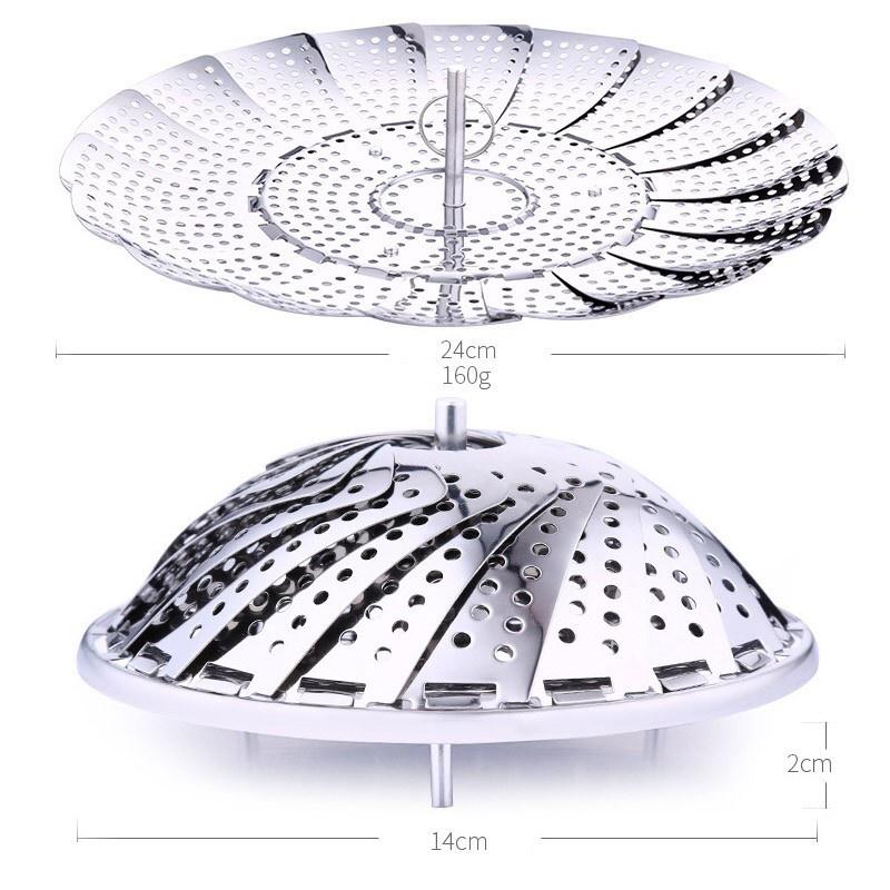 Vỉ hấp inox đa năng có móc cầm