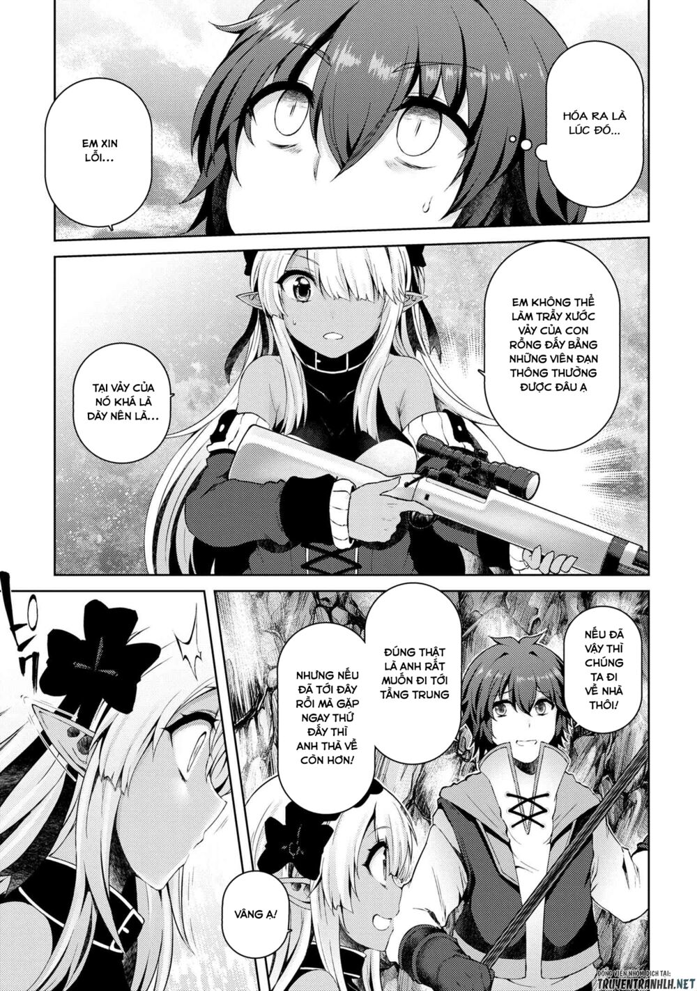 ngôi nhà của tôi đã bị đốt cháy, thế thì tại sao tôi không dùng hết số tiền còn lại để mua nô lệ dark elf? chapter 5 6