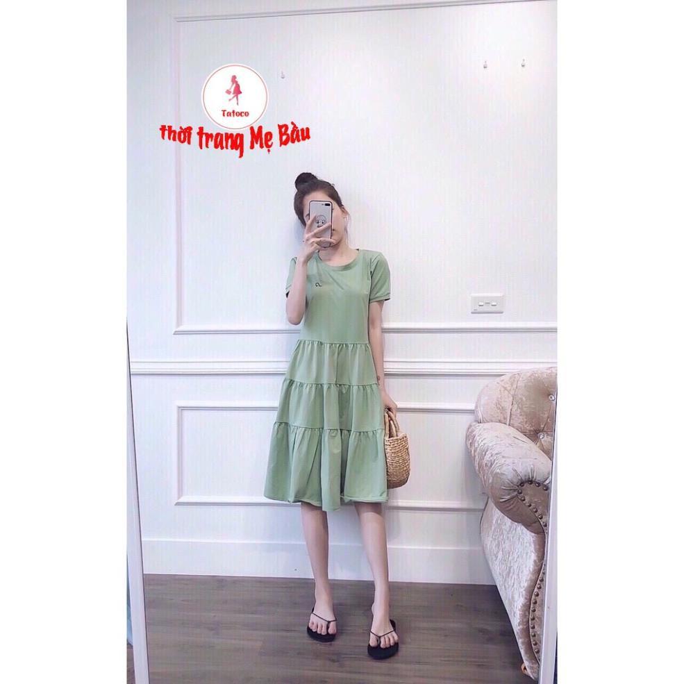 Váy Bầu Xòe 6 màu ( ảnh thật ) (shop Tatoco