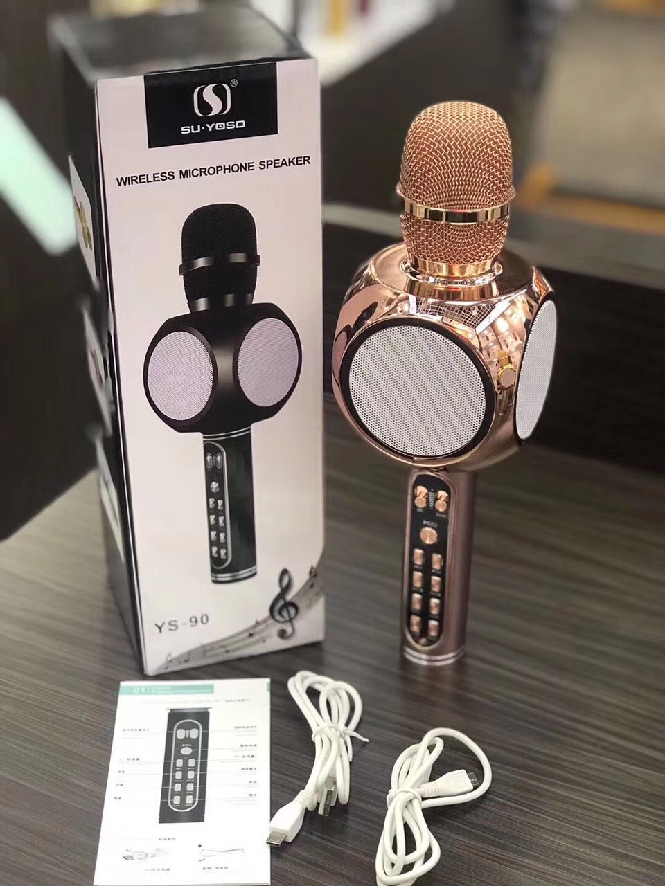 Mic Karaoke Bluetooth Ys -90 - Hàng Nhập Khẩu (Giao Màu Ngẫu Nhiên)