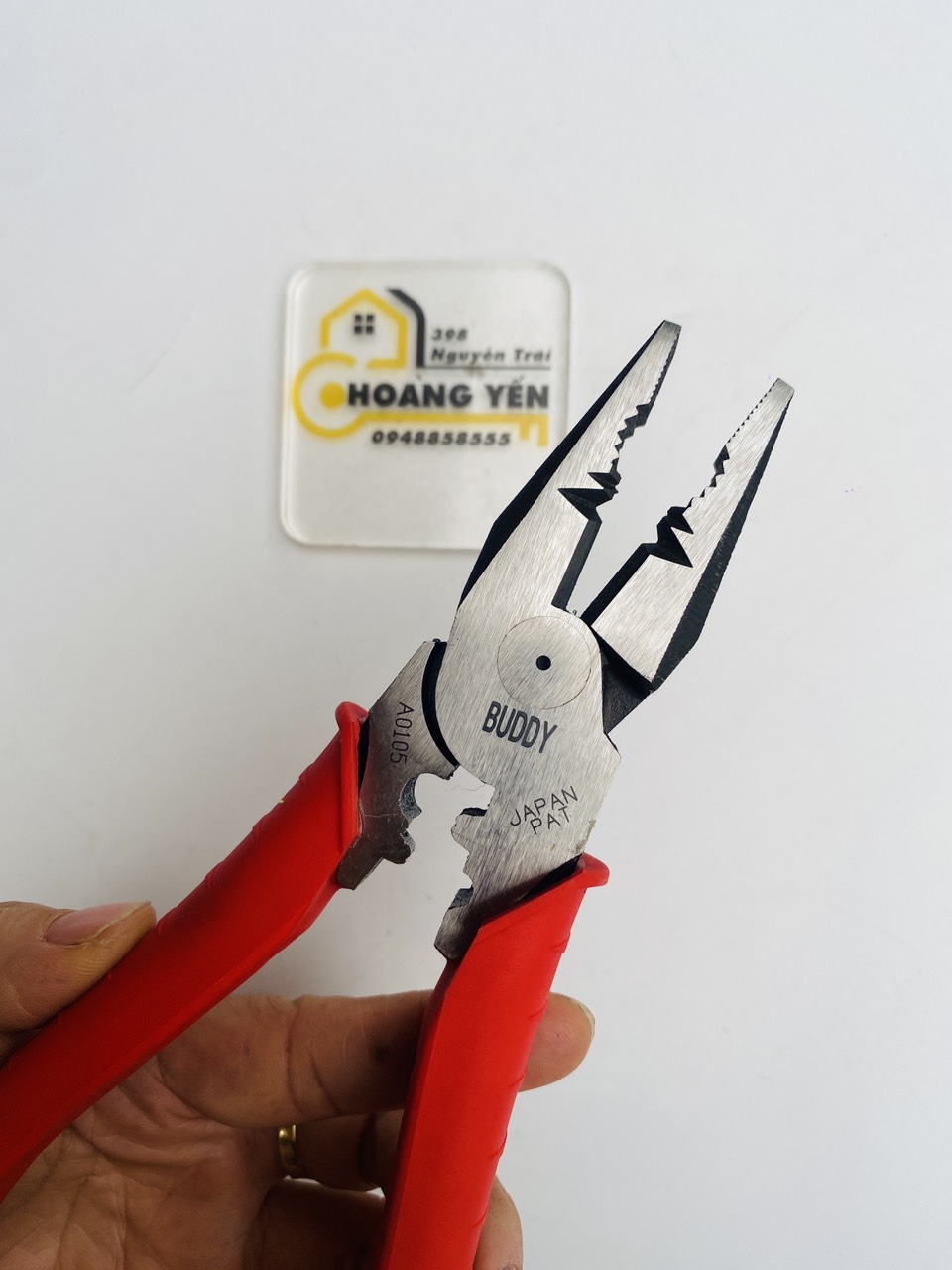 Kìm điện cắt tuốt dây, kềm bấm cáp cao cấp 3 trong 1 BUDDY BA0105