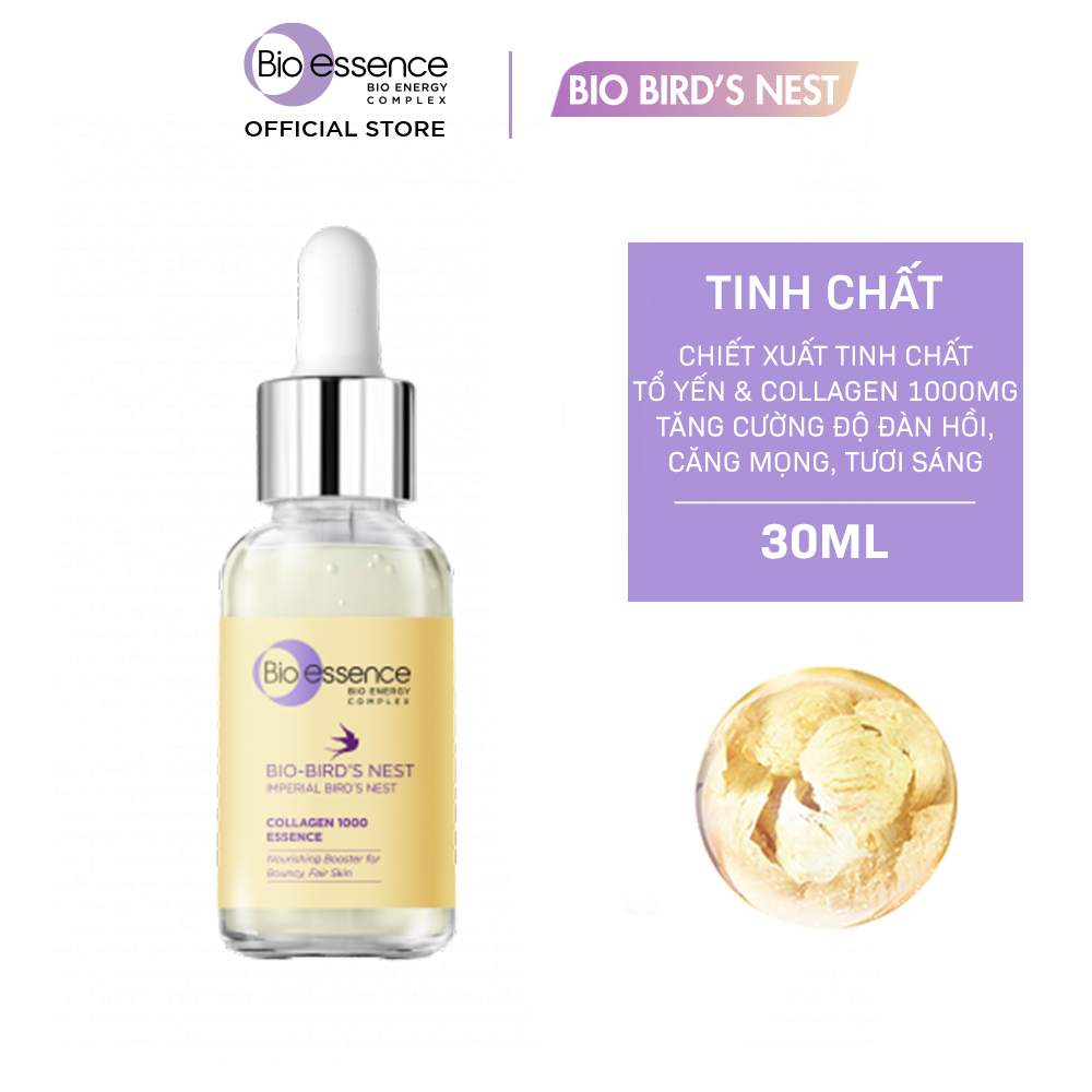 Tinh chất dưỡng da tươi sáng và căng mọng Bio-essence Bio-Bird's Nest Collagen Essence 30ml