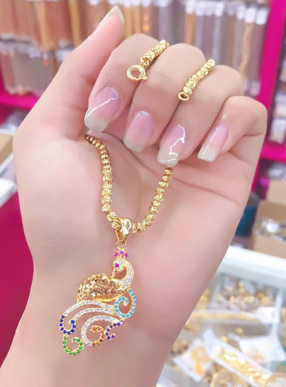Dây Chuyền Nữ Chim Công 02 - Tặng Kèm Hộp - Mang Đi Chơi, Đi Tiệc Đều Được - Mã 12023.02220