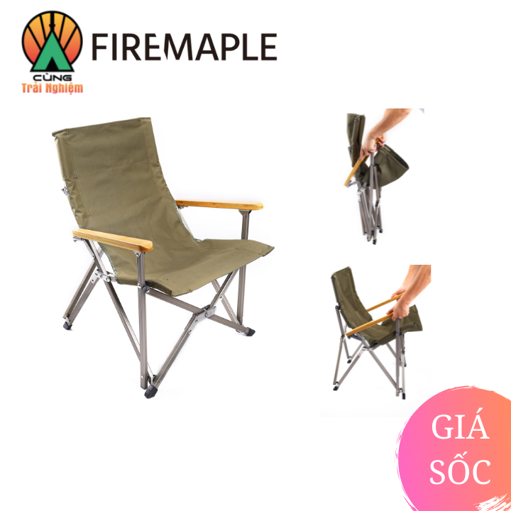 [CHÍNH HÃNG] Ghế Xếp Dã Ngoại có tựa Fire Maple FM-GHE-XL